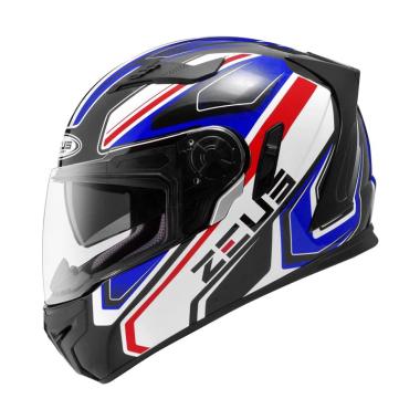 Zeus 813 Motif An5 Double Visor Helm Full Face Red Blue
