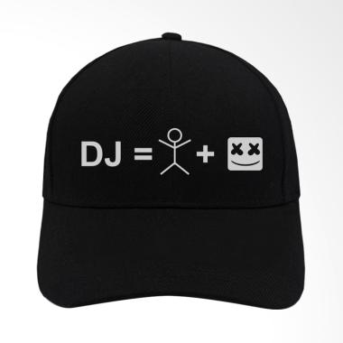 IndoClothing Marshmello 02 Topi Baseball - Hitam
