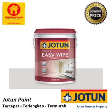 CAT TEMBOK INTERIOR - CAT TEMBOK ANTI CORETAN - CAT TEMBOK EASY WIPE 3L WARNA BEBAS - JOTUN WILTSHIH