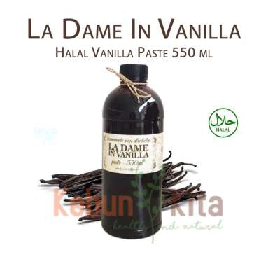 La Dame in Vanilla Halal Vanilla Paste 550ml