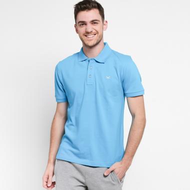 Carvil Men Polo Shirt Pria - Blue Turquise [Tur-Gtb]