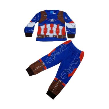 Wonderland Captain America Setelan Baju Anak