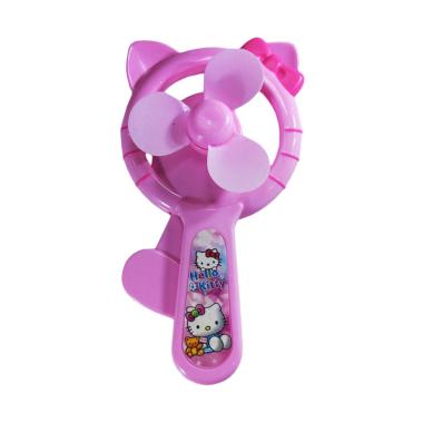 Yangunik 881 Karakter Mini Fan Kipas Angin Tangan Manual - Pink