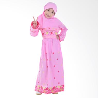 Jesca and Paul 212 Selma Gamis Baju Muslim Anak - Pink