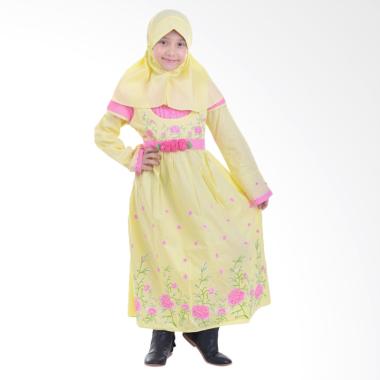 Jesca and Paul Hanna 217 Gamis Baju Muslim Anak - Yellow