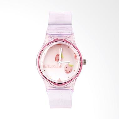 Paroparoshop Fruity Jam Tangan Wanita - Transparent Pink