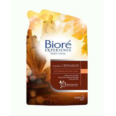 Promo Harga BIORE Body Foam Experience Exotic Cinnamon 425 ml - Blibli