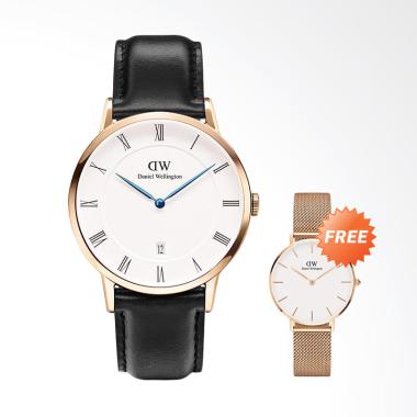 Daniel Wellington Dapper Sheffield ... etite Melrose- Gold Black