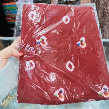 Stagen Instan Atau Kain Angkin Bengkung Aneka Warna Motif Jumputan Keren Maroon