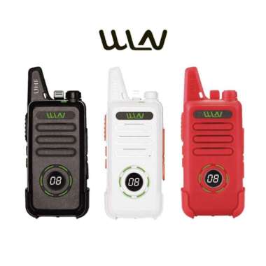 WLN KD-C1 Plus HT UHF Merah Garansi Layar CH Handie Talkie WLAN KDC1