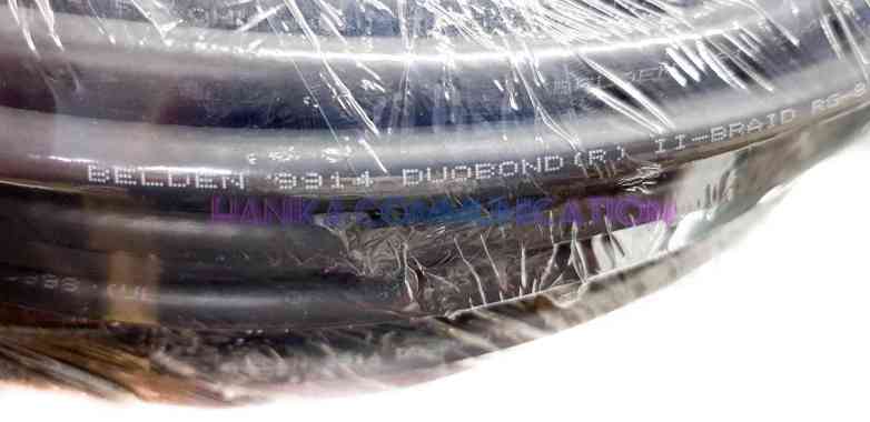 Potongan 25m Belden 9914 Baru Kabel RG-8 Tembaga Tunggal Hitam USA RG8