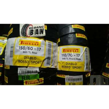 Paket Pirelli Diablo Rosso Sport Uk 110-70 Ring 17 & 150-60 Ring 17
