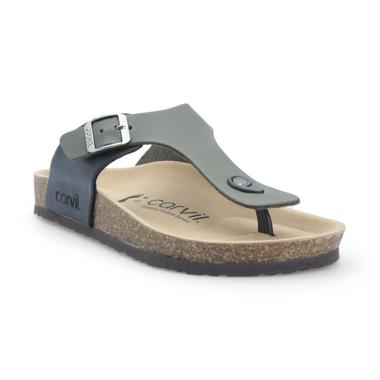 Carvil Clifton-01M Sandal Pria - Olive Black [52.CLF.001.AT]
