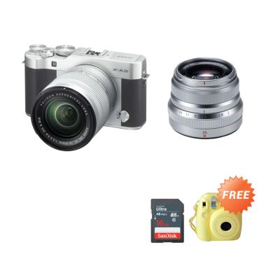 Fujifilm X-A3 Kit 16-50mm Kamera Mi ... stax Mini 8 & Memory 16GB