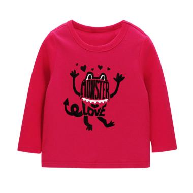Mom n Bab Long Tee Claret Monster Baju Atasan Anak