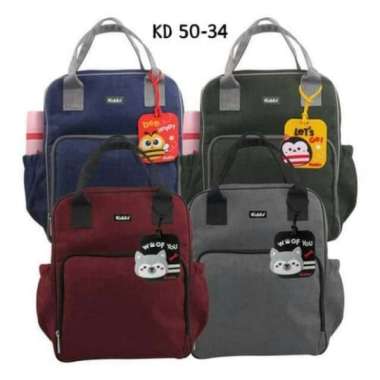 Kiddy Baby Ransel 3in1 With Bag Tag KD 50-34 Biru