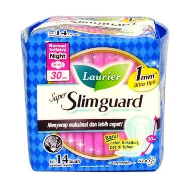 Promo Harga Laurier Super Slimguard Night 30cm 14 pcs - Blibli