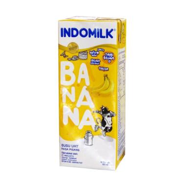Promo Harga Indomilk Susu UHT Pisang 190 ml - Blibli
