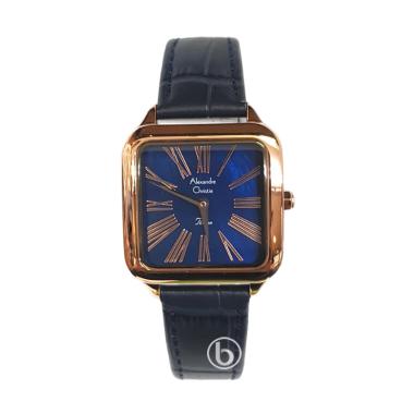 Alexandre Christie AC RG2788 Casual Jam Tangan Wanita [Original] Blue Rose Gold