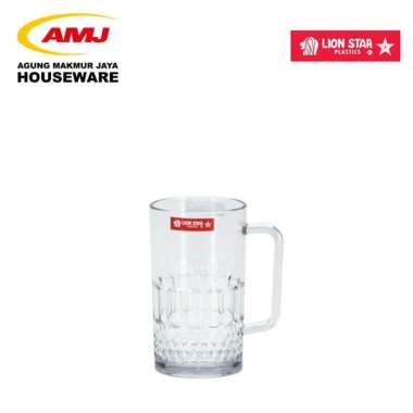 FRESCO GLASS 450 ML WITH HANDLE GELAS MIKA LION STAR