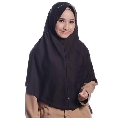 Rabbani An Hemy Kerudung Instan Anak Sekolah S 300 Coklat Kopi