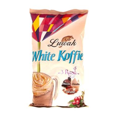 Promo Harga Luwak White Koffie 3 Rasa per 10 sachet 20 gr - Blibli