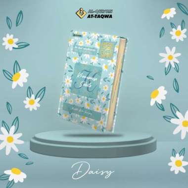 Al QURAN AT TAQWA FLORAL CUSTOM NAMA UKURAN A4 A5 B6 AL-QURAN HAFALAN AT-TAQWA PERKATA & BONUS B6 Da