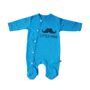 PLEU Kodok Jumper Little Man Baju Bayi Laki - Laki 12 bulan Biru