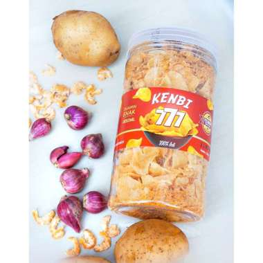 KERIPIK KENTANG KENBI 777 - RACIKAN SPECIAL KENTANG DAN EBI Rasa Original - Gurih