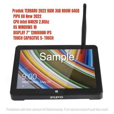 Pipo X8 Pro Mini PC Intel Celeron N4020 RAM 3GB/64GB Windows 10 PIPOX8/J4025:4/64GB