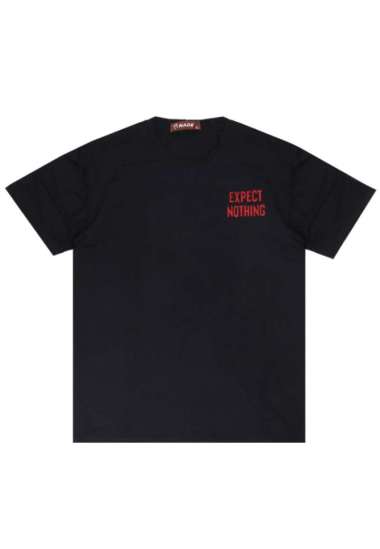 Nade NTB51 Kaos Pria Tangan Pendek Ringan Anti Kusut Expect Nothing Dakir Hitam M