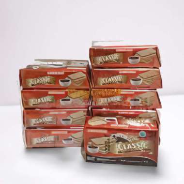 Snack Wafer coklat khong Guan Classic renceng ( isi 10 ) cemilan enak dan murah