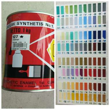 Emco Lux Cat Minyak Untuk Kayu Dan Besi Bintang 1 Kg Warna Lengkap