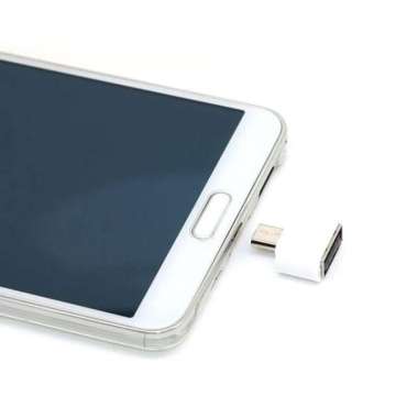 Mini OTG Adapter Micro USB ke USB utk Koneksi Flashdisk ke HP Android
