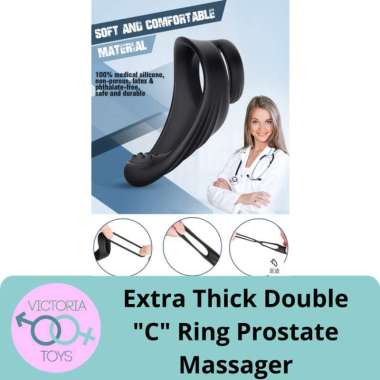 Extra Thick "C" Ring Prostate Massager Non-Getar