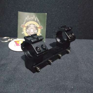 MOUNTING TELESKOP ONE PIECE OD25 MODEL REL ATAS / MONTING TELESKOP OEM DOBEL BAUT