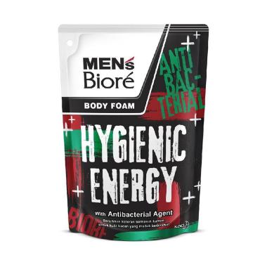 Promo Harga Biore Mens Body Foam Hygienic Energy 450 ml - Blibli