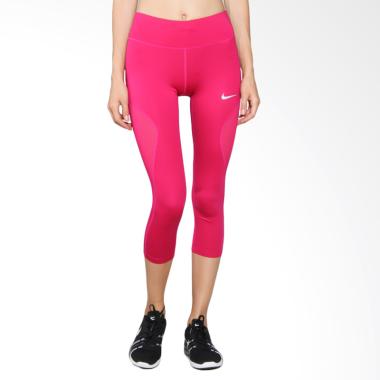Nike As W Nk Pwr Crop Racer Cool Celana Lari Wanita - Pink 855145-607