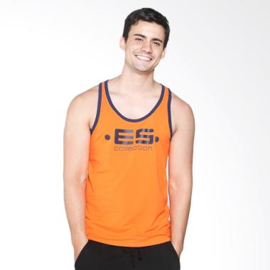 Boostwear Muscle Back Tank Top Pria - Orange