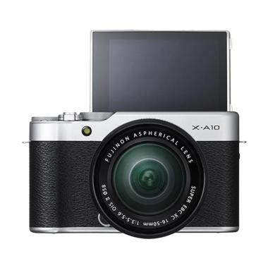 Fujifilm X-A10 Kit 16-50 f/3.5-5.6 OIS II Kamera Mirrorless - Silver
