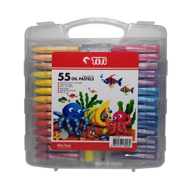 Titi Oil Pastels Crayon [55 Warna] Multicolor