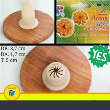 Cetakan semprit bunga Sin Lian 127 kue kering kuning