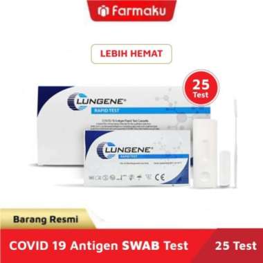 Clungene Swab Antigen Rapid Test Cassette Isi 25'S