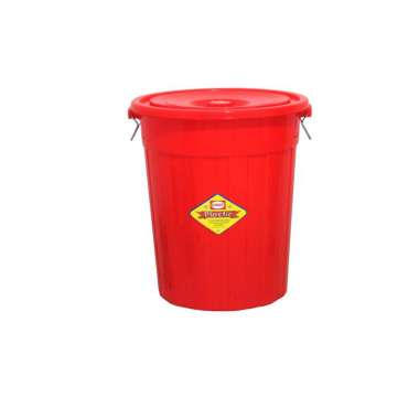 Ember Plastik 80 Liter Jumbo Besar Tutup Shinpo 180 T -- Merah