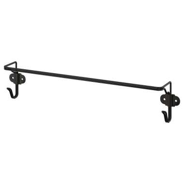 Ikea SVARTSJON Gantungan Handuk Hitam