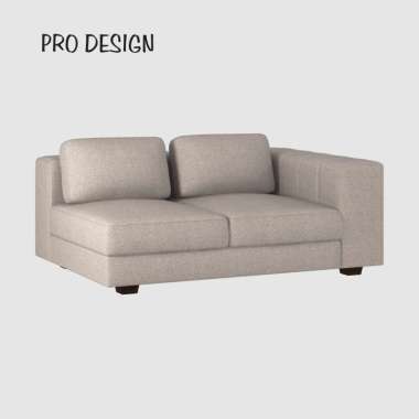 Pro Design Mal Sofa Modular Sisi Kanan Fabric Beige