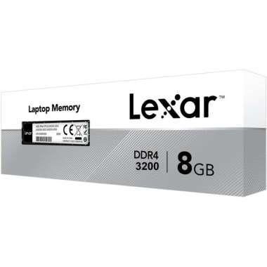 DDR4 SODIM 8GB PC3200 LEXAR MEMORY - Ram Laptop BLACK