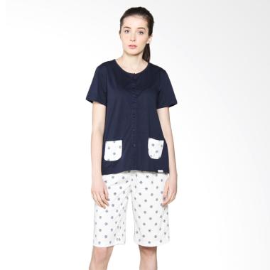 Puppy 81704 22759 H NV/OW Print Winter Pattern Baju Tidur Wanita