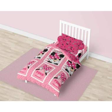 BED COVER SINGLE CALIFORNIA " PINK MINNIE " 120X200 BEST IN CLASS PINK MINNIE 120 x 200