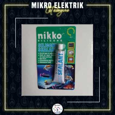 Lem Nikko Silicon Sealant Kecil 30Gr - Lem Kaca & Akuarium